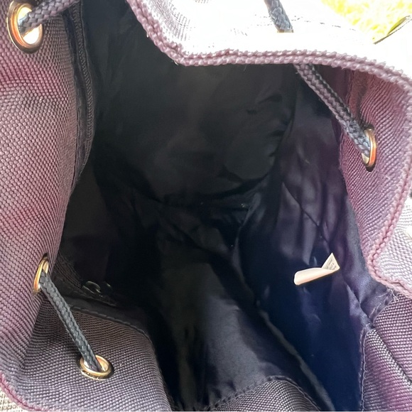 Speedo Hawaiian Floral Canvas Drawstring Depot Bag Blue Great Condition - Picture 8 of 13